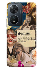 Gemini Zodiac Vivo T2 5G Hard Case Back Cover by Casekaro