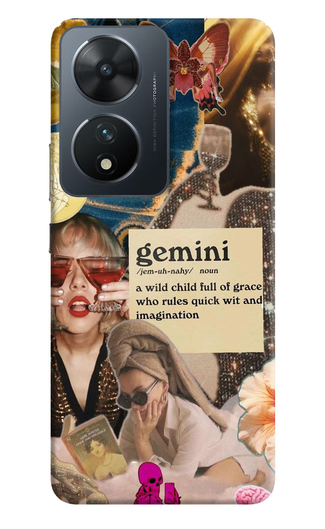 Gemini Zodiac Vivo T2 5G Hard Case Back Cover by Casekaro