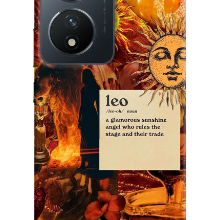 Leo Zodiac Vivo T2 5G Hard Case Back Cover by Casekaro