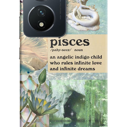 Pisces Zodiac Vivo T2 5G Hard Case Back Cover by Casekaro