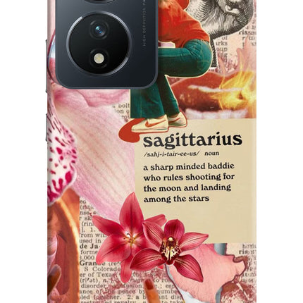 Sagittarius Zodiac Vivo T2 5G Hard Case Back Cover by Casekaro