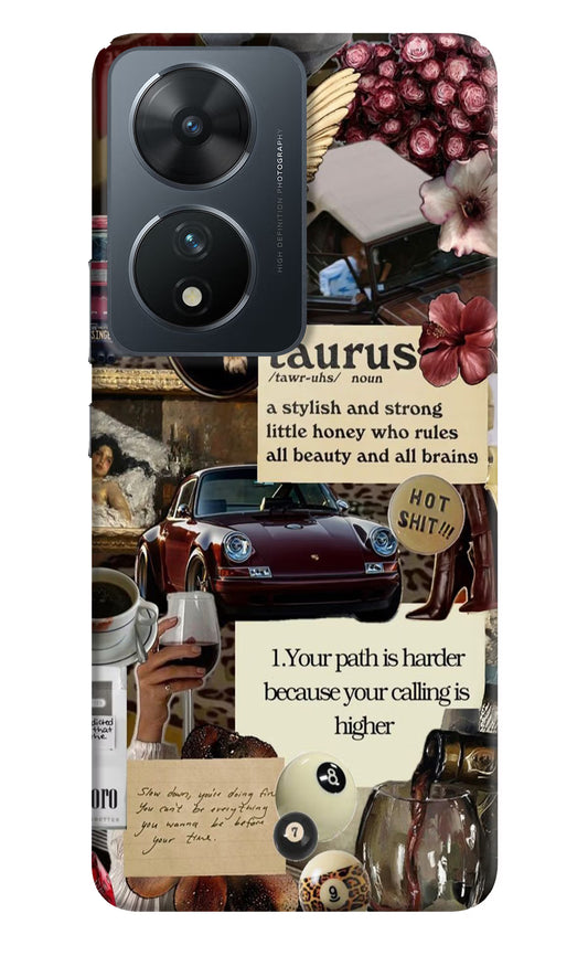 Taurus Zodiac Vivo T2 5G Hard Case Back Cover by Casekaro