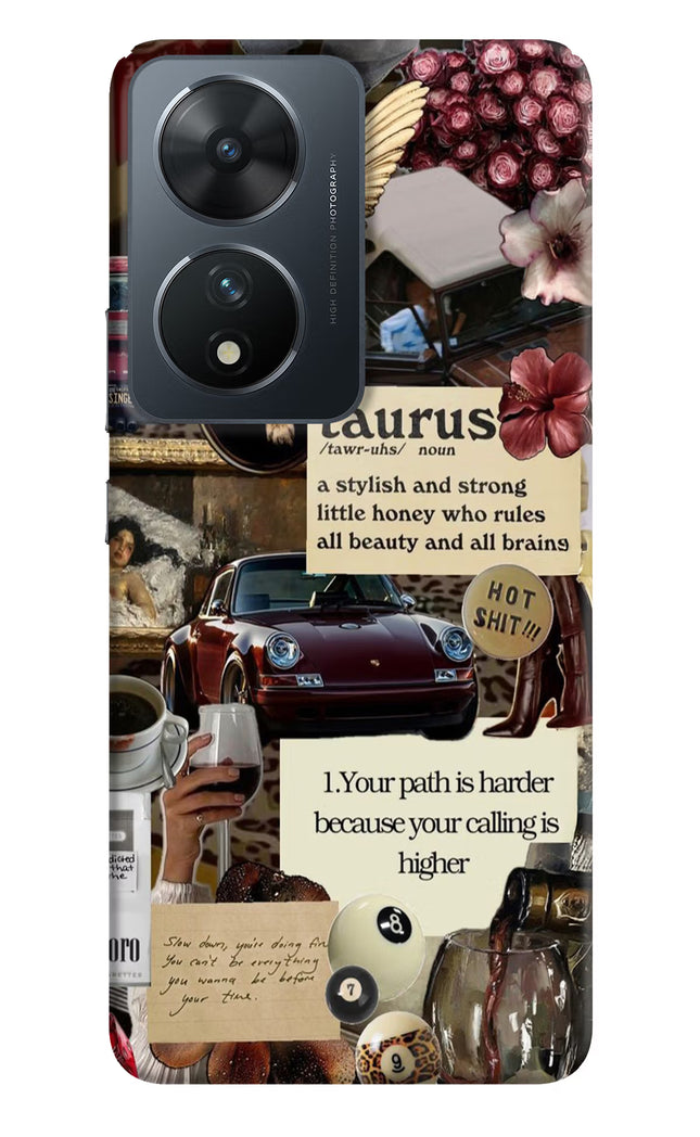 Taurus Zodiac Vivo T2 5G Hard Case Back Cover by Casekaro