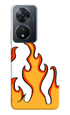 Fired Up – White Vivo T2 5G Hard Case Back Cover by Casekaro