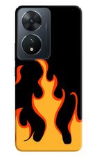 Fired Up – Black Vivo T2 5G Hard Case Back Cover by Casekaro