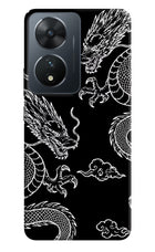 Twin Dragons Vivo T2 5G Hard Case Back Cover by Casekaro