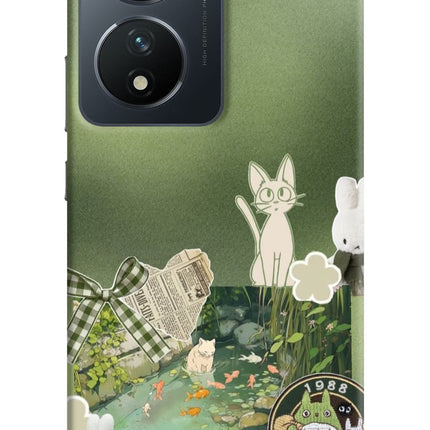 Aesthetic anime Vivo T2 5G Hard Case Back Cover by Casekaro