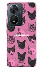 Pink Cats Vivo T2 5G Hard Case Back Cover by Casekaro