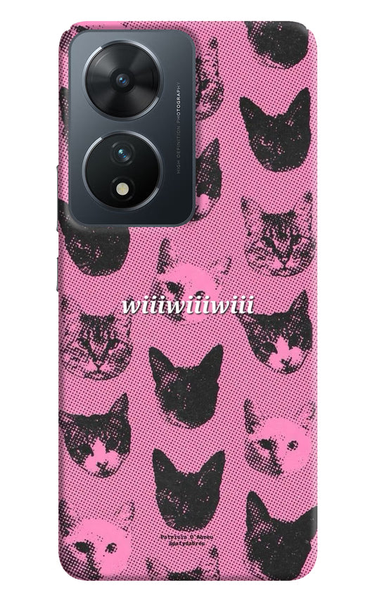Pink Cats Vivo T2 5G Hard Case Back Cover by Casekaro