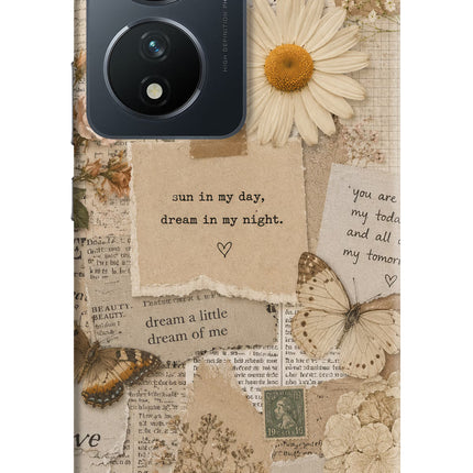 Vintage case Vivo T2 5G Hard Case Back Cover by Casekaro