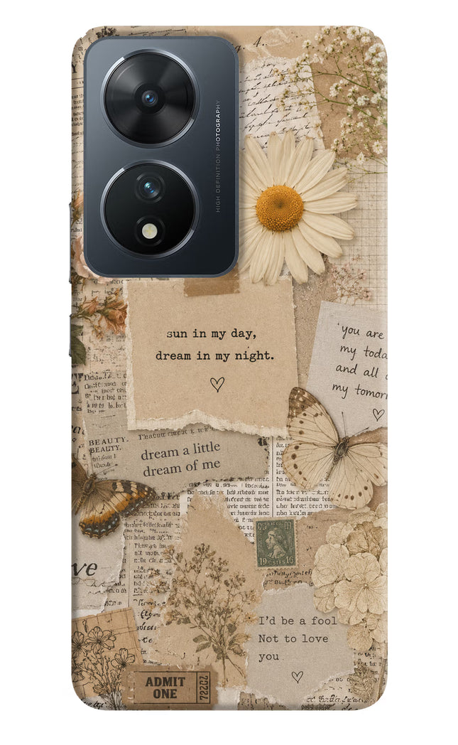 Vintage case Vivo T2 5G Hard Case Back Cover by Casekaro