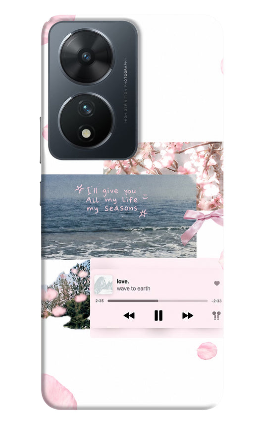 Wave to earth Vivo T2 5G Hard Case Back Cover by Casekaro
