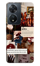 Zodiac Aries Vivo T2 5G Hard Case Back Cover by Casekaro