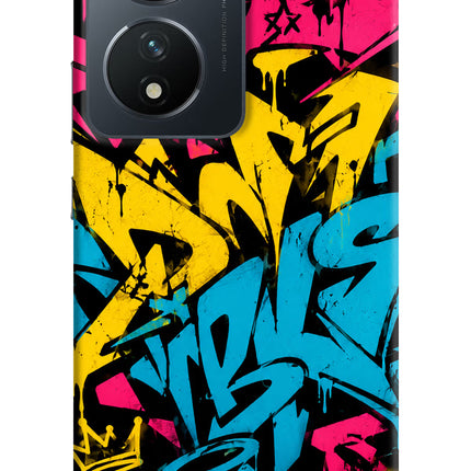 Graffiti Vibe Vivo T2 5G Hard Case Back Cover by Casekaro