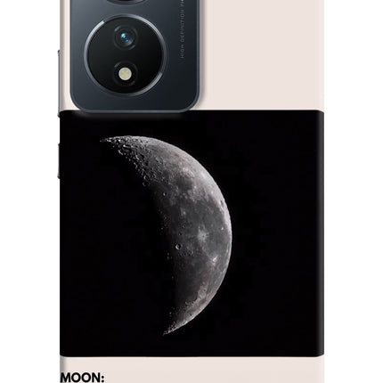 Moon Phase Vivo T2 5G Hard Case Back Cover by Casekaro