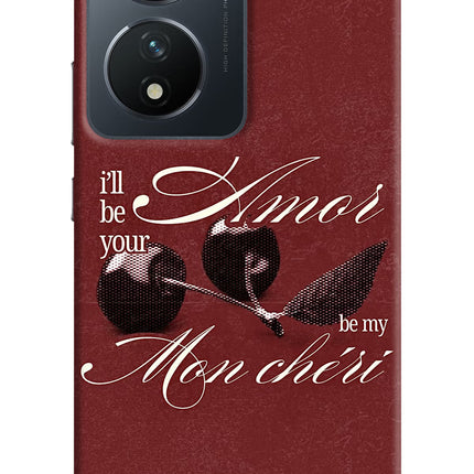 Velvet Cherry Vivo T2 5G Hard Case Back Cover by Casekaro