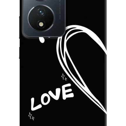 Love Line Vivo T2 5G Hard Case Back Cover by Casekaro