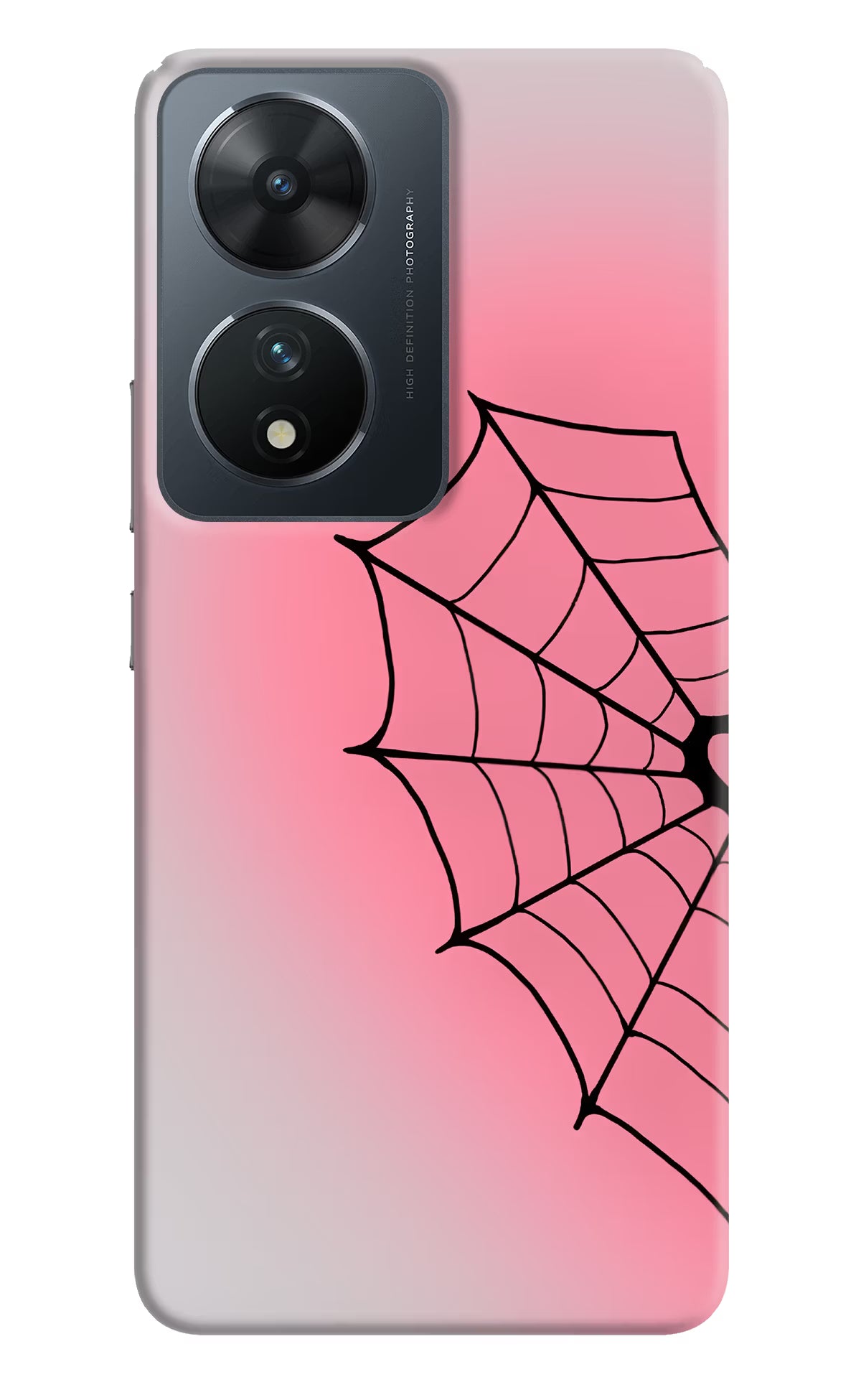 Pink Web Vivo T2 5G Back Cover