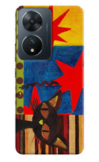 Pop Cat Vivo T2 5G Hard Case Back Cover by Casekaro