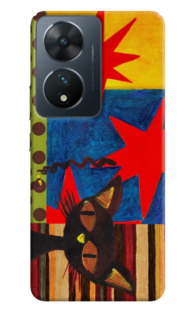 Pop Cat Vivo T2 5G Hard Case Back Cover by Casekaro