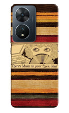 Vinyl Stripes Vivo T2 5G Hard Case Back Cover by Casekaro