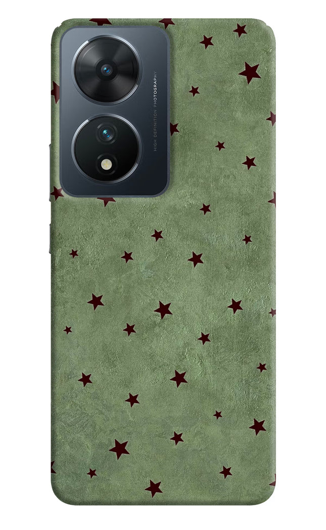 Green Stars Vivo T2 5G Hard Case Back Cover by Casekaro