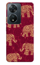 Maroon Elephant Vivo T2 5G Hard Case Back Cover by Casekaro