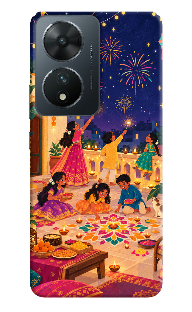 Diwali Night Vivo T2 5G Hard Case Back Cover by Casekaro