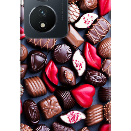 Chocolates Vivo T2 5G Pop Case by Casekaro