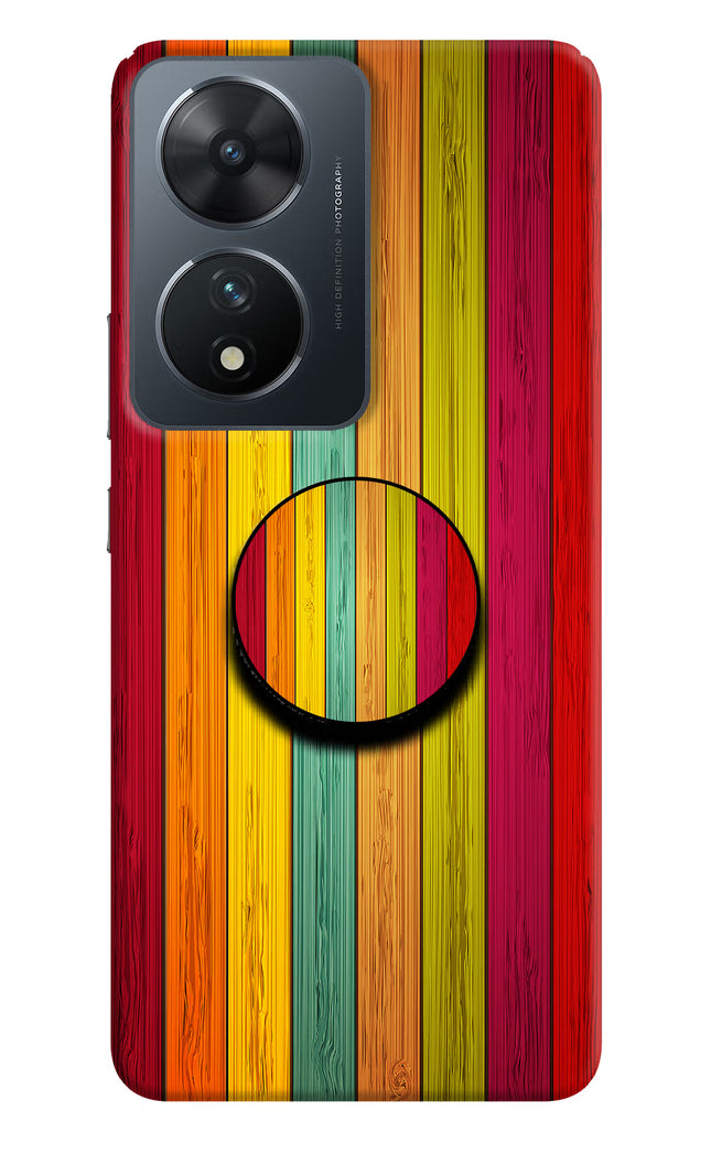 Multicolor Wooden Vivo T2 5G Pop Case by Casekaro