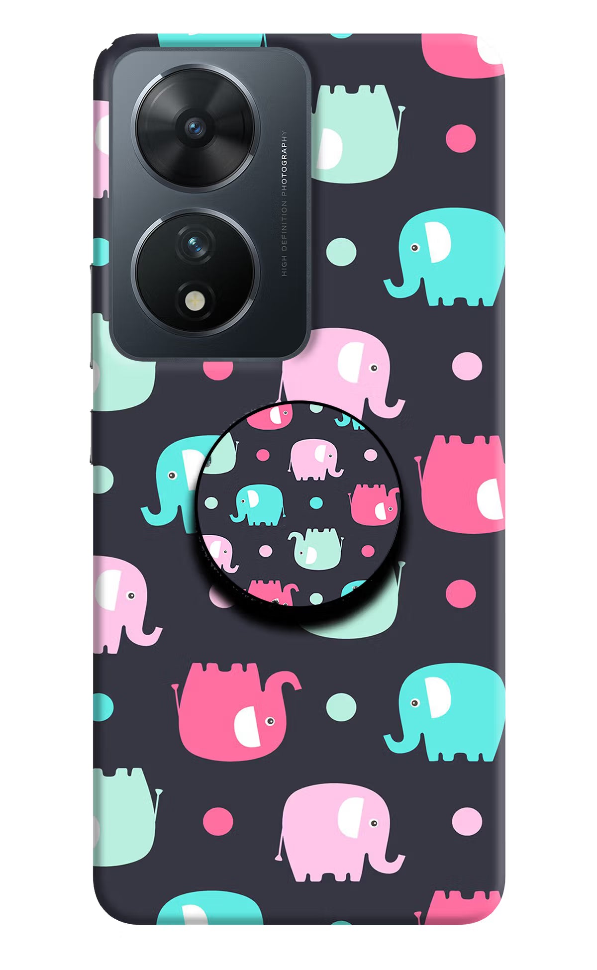 Baby Elephants Vivo T2 5G Pop Case by Casekaro