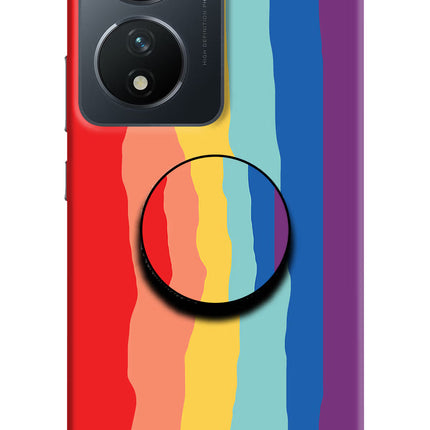Rainbow Vivo T2 5G Pop Case by Casekaro