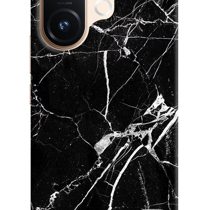 Black Marble Pattern Vivo T4 Pro 5G Hard Case Back Cover by Casekaro
