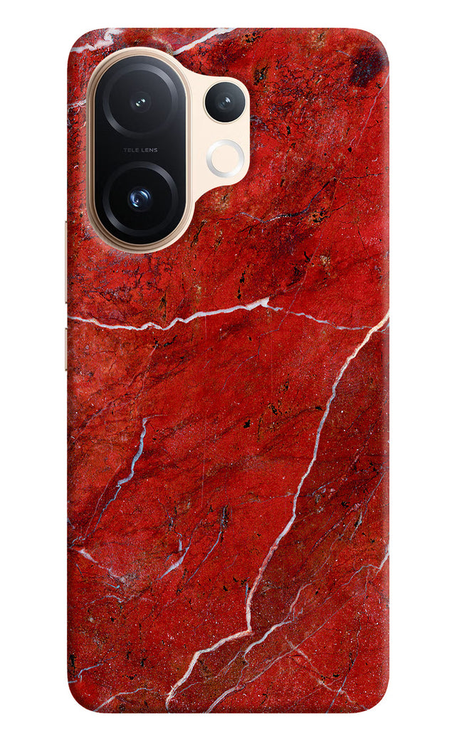 Red Marble Design Vivo T4 Pro 5G Hard Case Back Cover by Casekaro