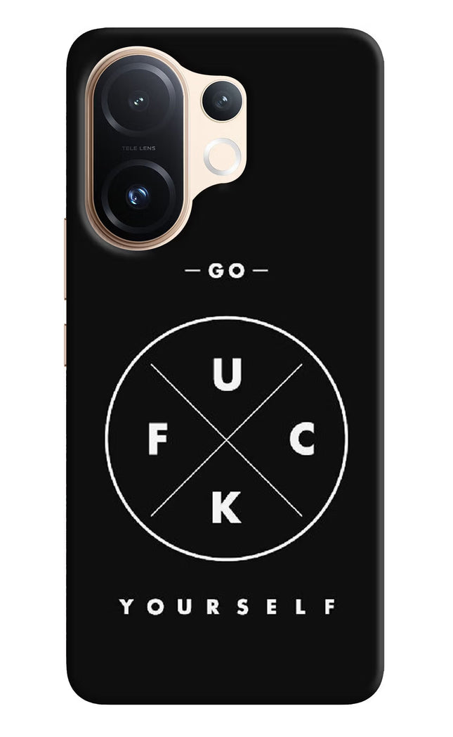 Go Fuck Yourself Vivo T4 Pro 5G Hard Case Back Cover by Casekaro