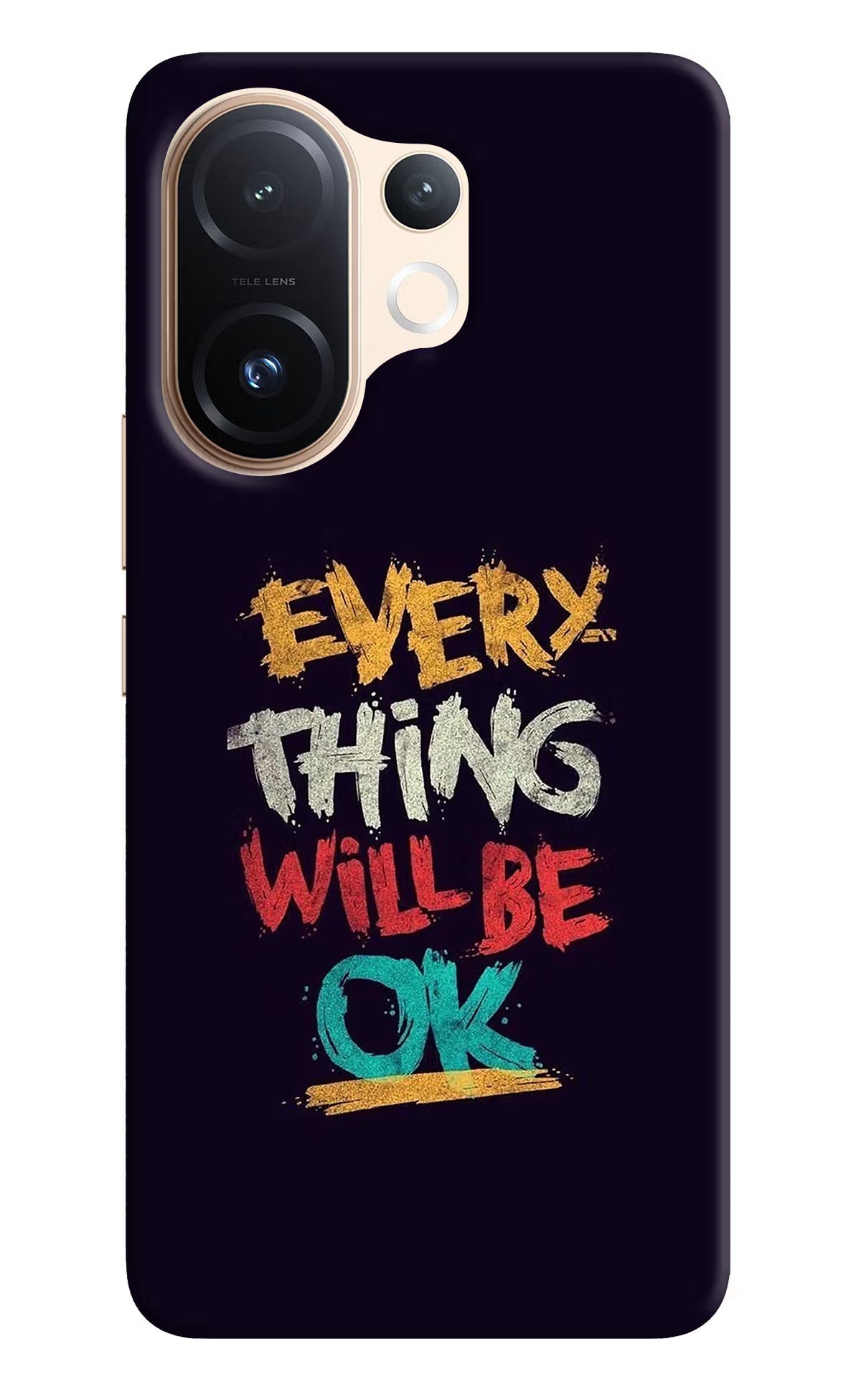 Everything Will Be Ok Vivo T4 Pro 5G Hard Case Back Cover by Casekaro