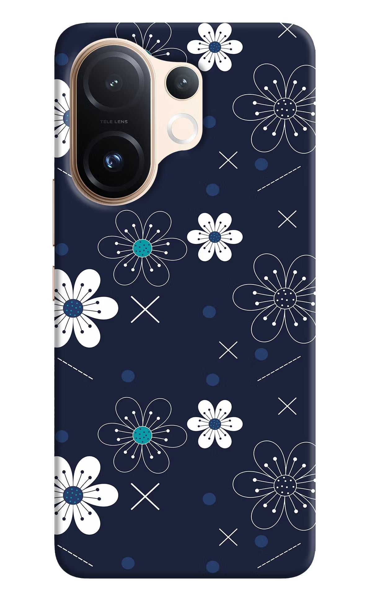 Flowers Vivo T4 Pro 5G Hard Case Back Cover by Casekaro