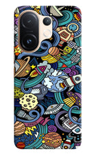 Space Abstract Vivo T4 Pro 5G Hard Case Back Cover by Casekaro