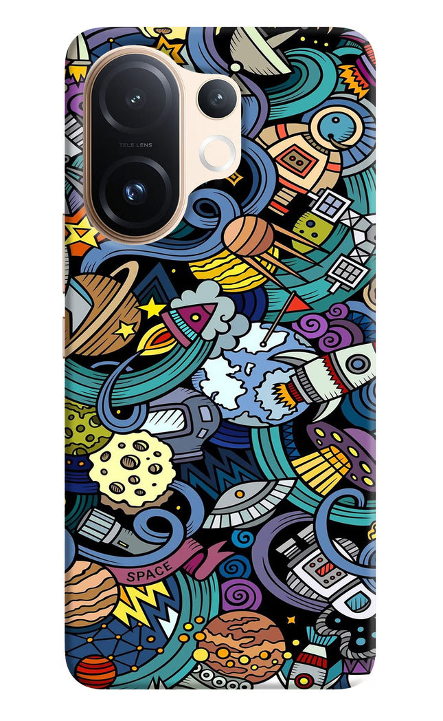 Space Abstract Vivo T4 Pro 5G Hard Case Back Cover by Casekaro
