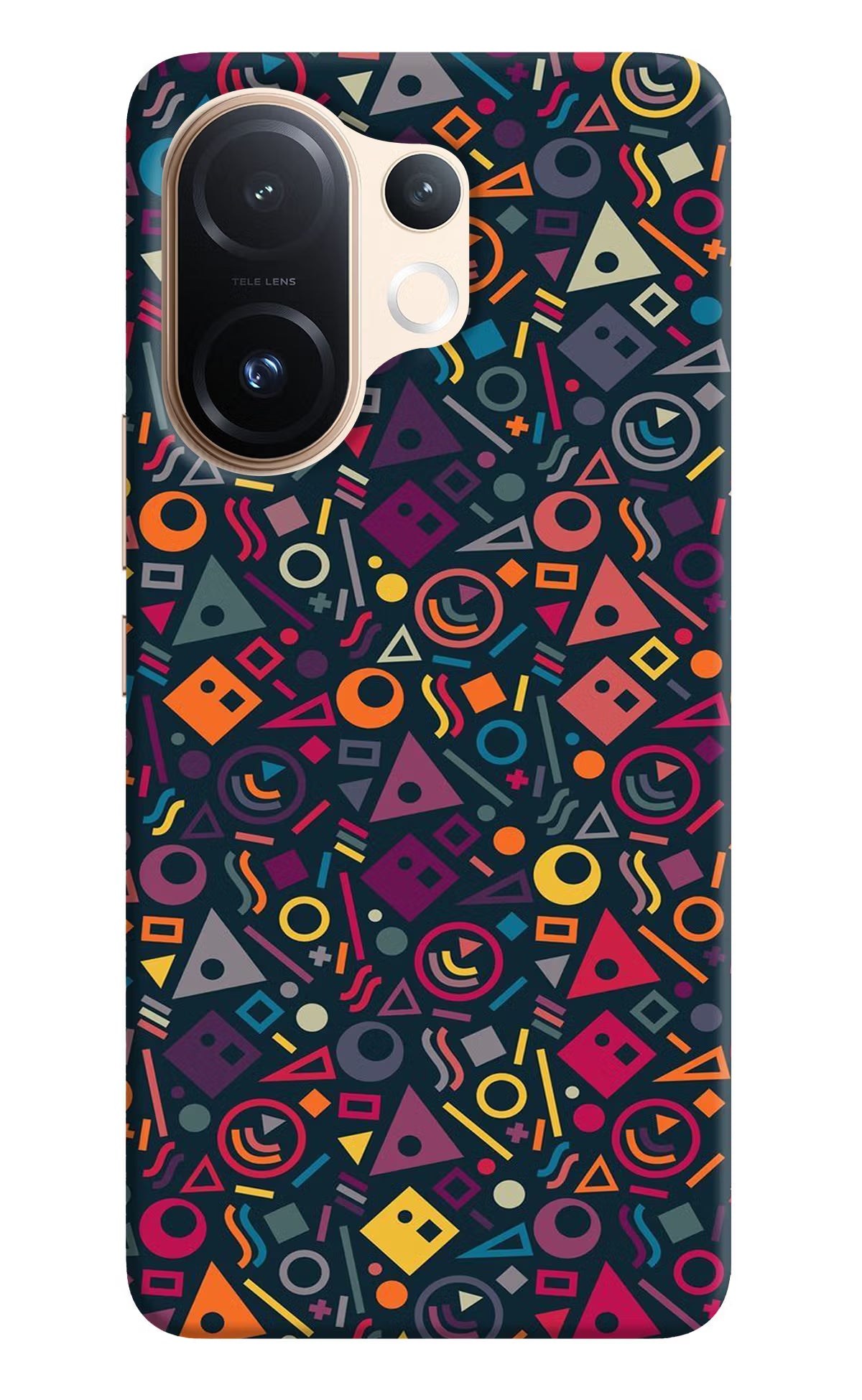 Geometric Abstract Vivo T4 Pro 5G Hard Case Back Cover by Casekaro