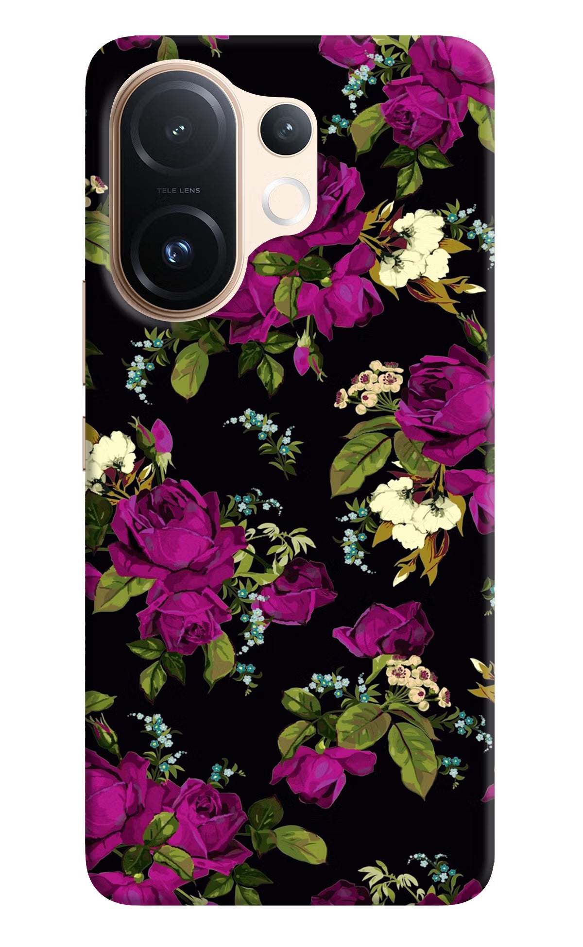 Flowers Vivo T4 Pro 5G Hard Case Back Cover by Casekaro