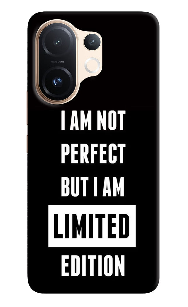 I Am Not Perfect But I Am Limited Edition Vivo T4 Pro 5G Hard Case Back Cover by Casekaro
