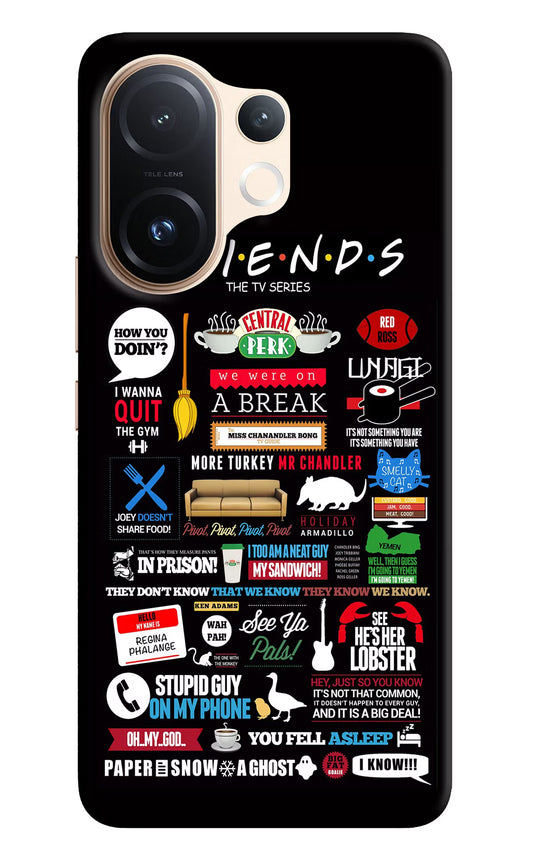FRIENDS Vivo T4 Pro 5G Hard Case Back Cover by Casekaro