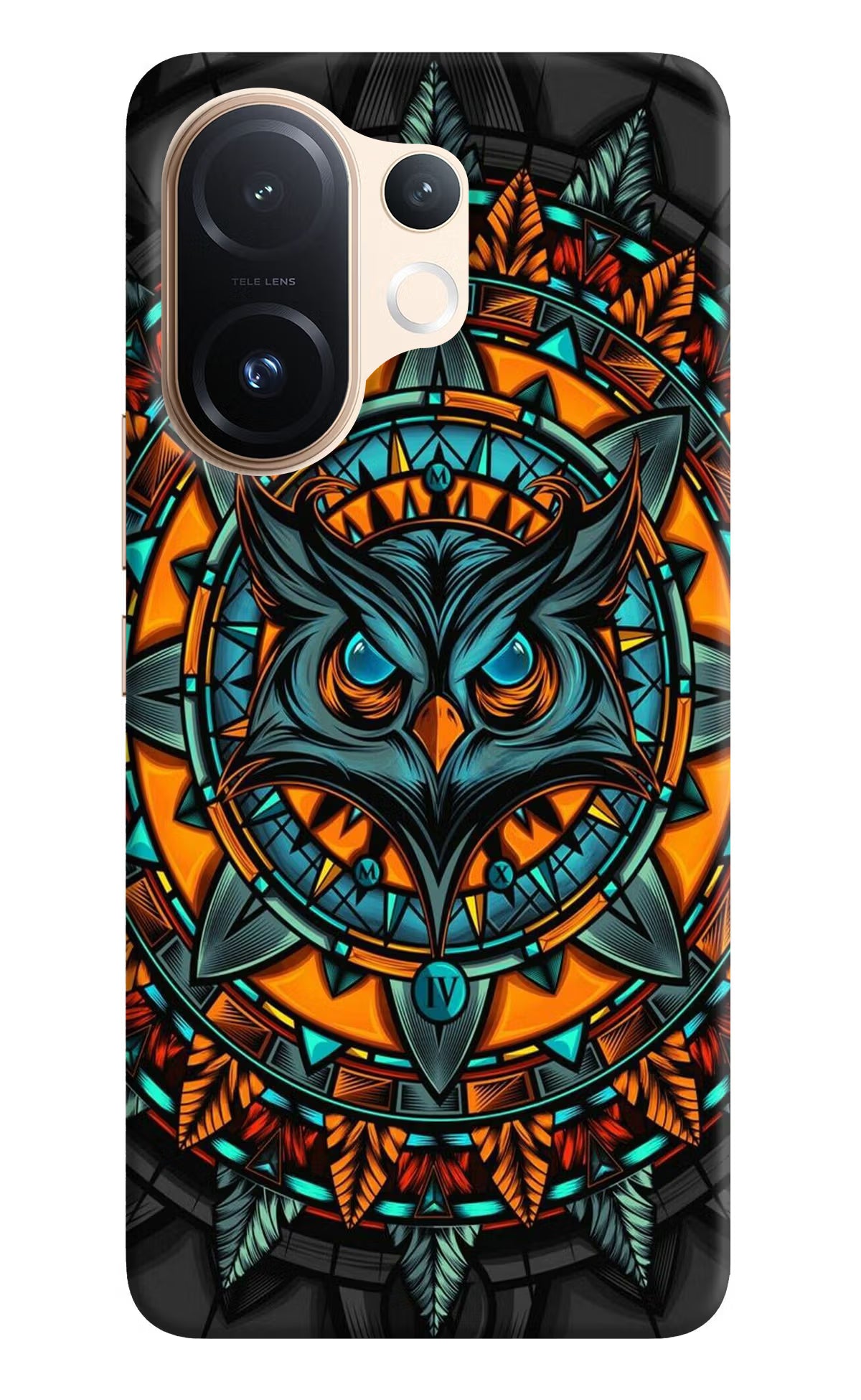 Angry Owl Art Vivo T4 Pro 5G Hard Case Back Cover by Casekaro