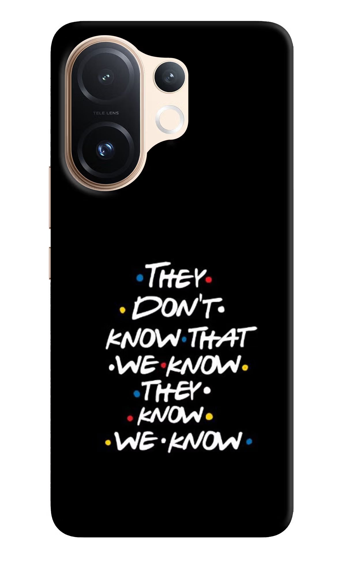 FRIENDS Dialogue Vivo T4 Pro 5G Hard Case Back Cover by Casekaro