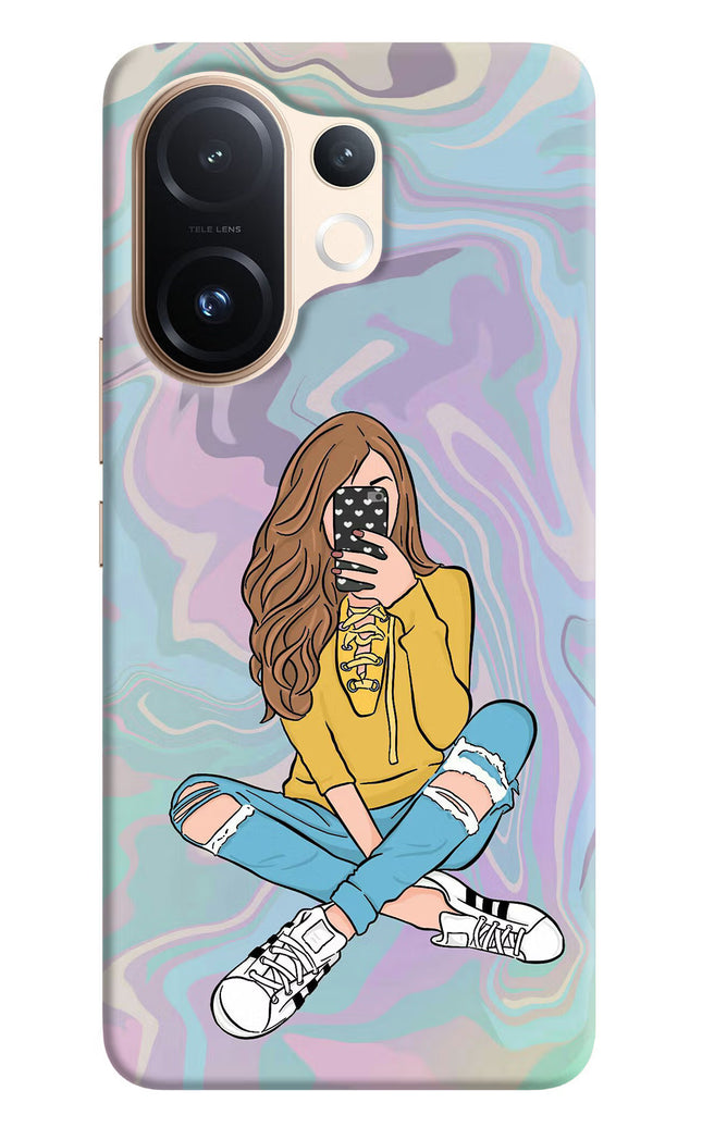 Selfie Girl Vivo T4 Pro 5G Hard Case Back Cover by Casekaro