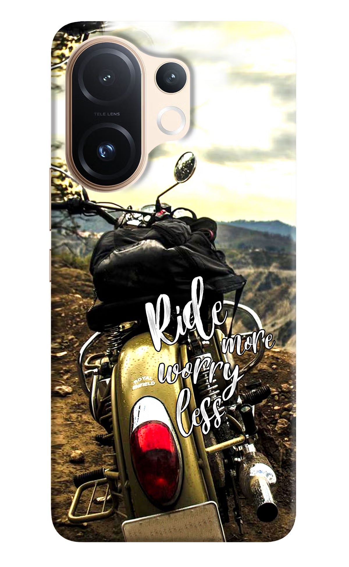 Ride More Worry Less Vivo T4 Pro 5G Hard Case Back Cover by Casekaro