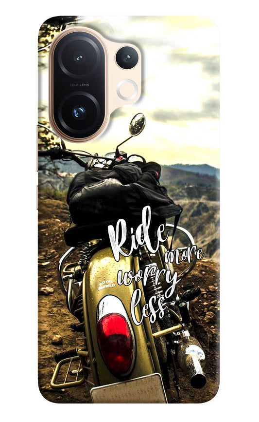 Ride More Worry Less Vivo T4 Pro 5G Hard Case Back Cover by Casekaro