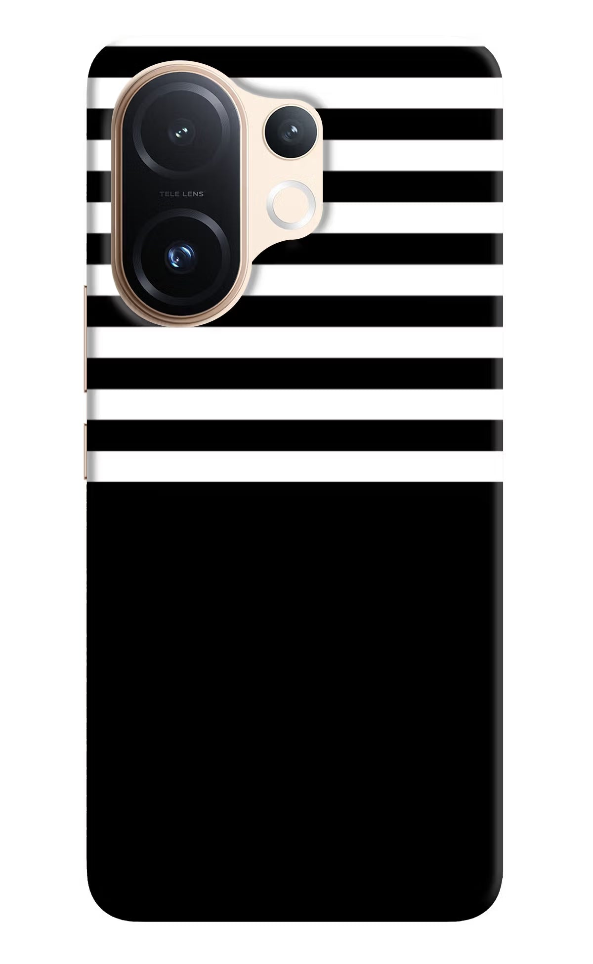 Black and White Print Vivo T4 Pro 5G Hard Case Back Cover by Casekaro