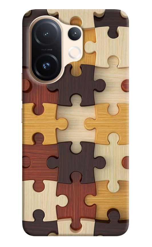 Wooden Puzzle Vivo T4 Pro 5G Hard Case Back Cover by Casekaro